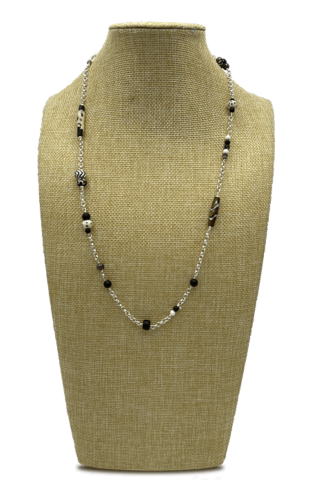 Medium Length Layered Necklace